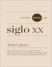 cover of the book Historia mínima del siglo XX