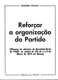 cover of the book Reforçar a organização do Partido