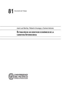 cover of the book Estimación de los beneficios económicos de la carretera Interoceánica