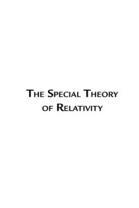 cover of the book The Special Theory of Relativity