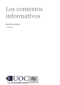 cover of the book Los contextos informativos