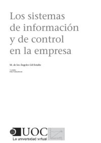 cover of the book Los sistemas de información y de control en la empresa