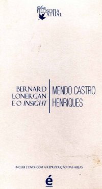 cover of the book Bernard Lonergan e o Insight