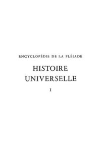 cover of the book Histoire universelle. I. Des origines à l’islam