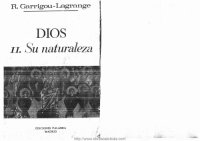 cover of the book Dios II. Su naturaleza