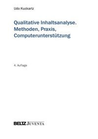 cover of the book Qualitative Inhaltsanalyse. Methoden, Praxis, Computerunterstützung