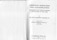 cover of the book Christian Perfection and Contemplation