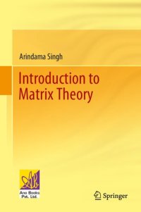 cover of the book INTRODUCTION TO MATRIX THEORY