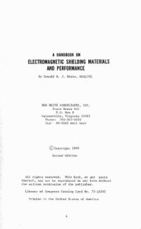 cover of the book A Handbook on Electromagnetic Shielding Materials and Performance