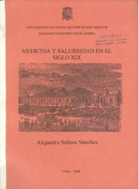 cover of the book Medicina y salubridad en el siglo XIX