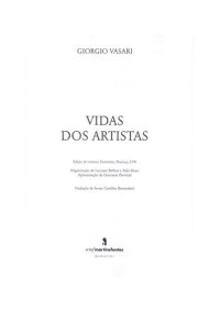 cover of the book Vidas dos artistas