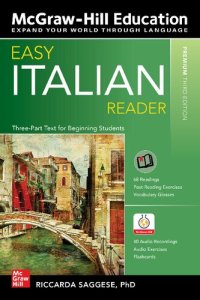 cover of the book Easy Italian Reader, Premium Third Edition