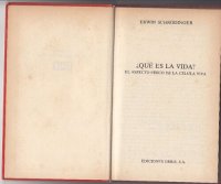 cover of the book ¿Qué es la vida? : el aspecto físico de la célula