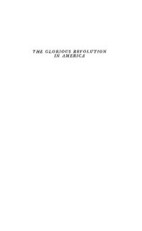 cover of the book The Glorious Revolution in America: Documents on the Colonial Crisis of 1689