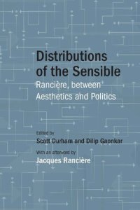 cover of the book Distributions of the Sensible: Rancière, between Aesthetics and Politics