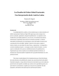 cover of the book Los Desafíos del Orden Global Fracturado: Una Interpretación desde América Latina