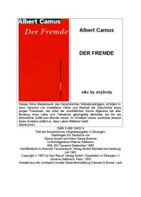 cover of the book Der Fremde (German Edition)