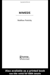 cover of the book Mimesis (The New Critical Idiom)