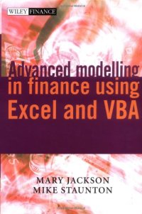 cover of the book Advanced modelling in finance using Excel and VBA