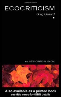 cover of the book Ecocriticism (The New Critical Idiom)