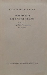 cover of the book Namenschatz und Dichtersprache: Studien zu den zweigliedrigen Personennamen der Germanen