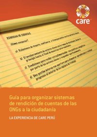 cover of the book Guía para organizar sistemas de rendición de cuentas de las ONGs a la ciudadanía. La experiencia de CARE Perú