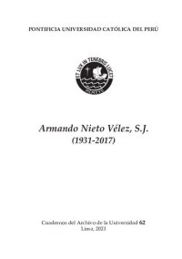 cover of the book Armando Nieto Vélez, S.J. (1931-2017)