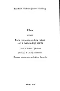 cover of the book Clara, ovvero Sulla connessione della natura con il mondo degli spiriti