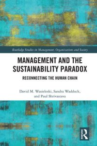 cover of the book Management and the Sustainability Paradox: Reconnecting the Human Chain