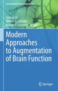 cover of the book Modern Approaches to Augmentation of Brain Function