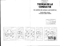 cover of the book Teoría de la conducta: Un análisis de campo y paramétrico