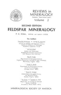 cover of the book Feldspar Mineralogy