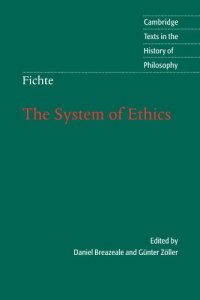 cover of the book Fichte: The System of Ethics