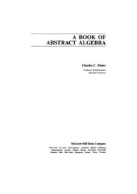 cover of the book A Book of Abstract Algebra