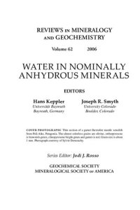 cover of the book Water in Nominally Anhydrous Minerals