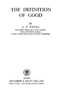 cover of the book The definition of good