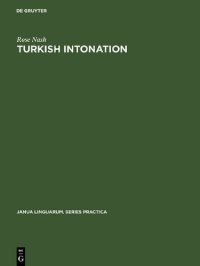 cover of the book Turkish Intonation: An Instrumental Study