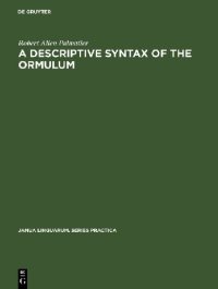 cover of the book A descriptive syntax of the Ormulum