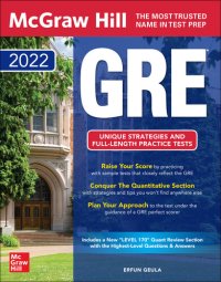 cover of the book McGraw Hill GRE 2022