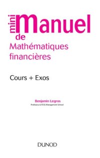 cover of the book Mini Manuel de Mathématiques financières - 2ed