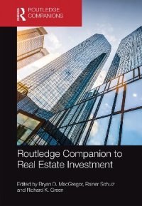 cover of the book Routledge Companion to Real Estate Investment