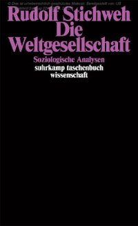 cover of the book Die Weltgesellschaft. Soziologische Analysen.