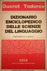 cover of the book Dizionario enciclopedico delle scienze del linguaggio