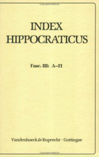 cover of the book Index Hippocraticus. Fasc. 3 (L-P)