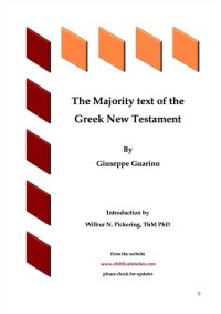 cover of the book The Majority Text of the New Testament