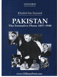 cover of the book Pakistan- the Formative Phase 1857--1948