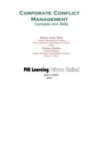 cover of the book Corporate Conflict Management: Concepts and Skills