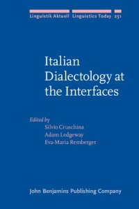 cover of the book Italian Dialectology at the Interfaces