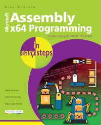 cover of the book Assembly x64 in easy steps: Modern coding for MASM, SSE & AVX