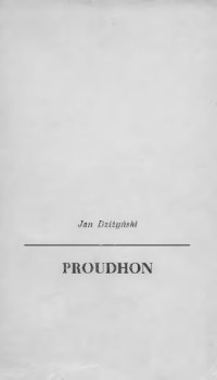 cover of the book Proudhon